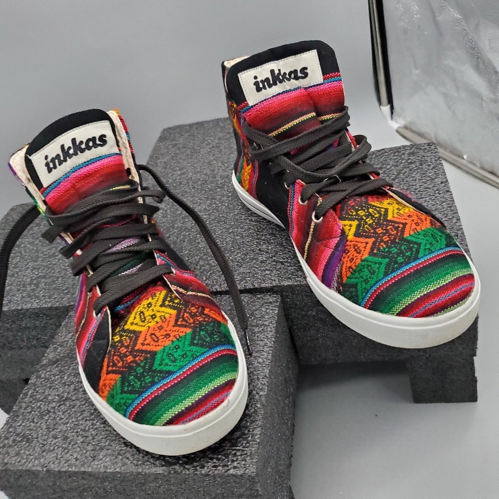 Inkkas Black Spectrum High Top Sneakers Size 10 M / 12 W